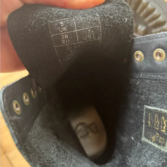 Dr. Martens Black Lace-Up Platform Heel Boots - Picture 5 of 5